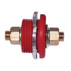 CONNECTOR, THRU PANEL, RED