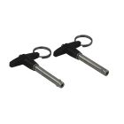 QUICK RELEASE PIN, 5/6 IN. DIA X 1 IN. LONG, TWO PACK