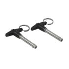 QUICK RELEASE PIN, 3/8 IN. DIA X 2 IN. LONG, TWO PACK