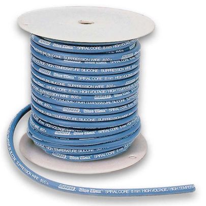 IGNITION WIRE SPOOL, LIGHT BLUE 800 OHM, 100FT