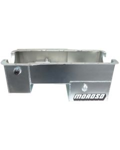 OIL PAN, FORD 289-302, POWER POUCH, BILLET END SEALS, 9 IN. DEEP, REAR SUMP