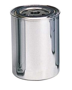 OIL FILTER, FORD, MOPAR AND IMPORT, 3/4 IN. THREAD, 5 1/4 IN. TALL, CHROME