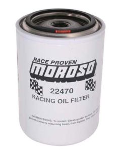 OIL FILTER, FORD, MOPAR AND IMPORT, 3/4 IN. THREAD, 5 1/4 IN. TALL, RACING