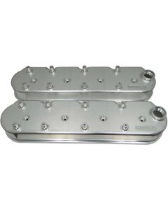 VALVE COVERS, GM LS, TALL WITH COIL PACK MOUNTING & OIL FILL ON EACH COVER, BILLET ALUMINUM