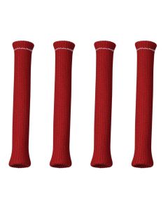 SPARK PLUG BOOT PROTECTORS, HIGH TEMPERATURE, RED, 4 PACK