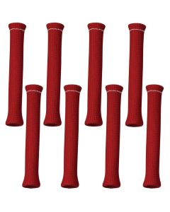 SPARK PLUG BOOT PROTECTORS, HIGH TEMPERATURE, RED, 8 PACK