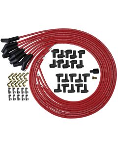 IGNITION WIRE SET, BLUE MAX, UNIVERSAL, RED, 135 DEGREE