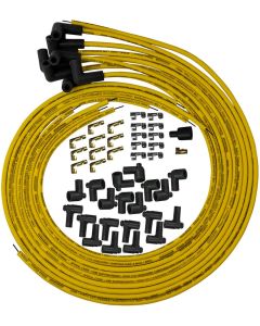 IGNITION WIRE SET, BLUE MAX, UNIVERSAL,YELLOW, 90 DEGREE