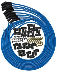 IGNITION WIRE SET, BLUE MAX, UNIVERSAL, BLUE, 135 DEGREE