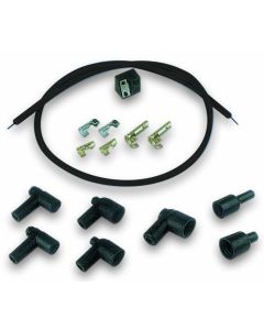 IGNITION COIL, REPLACEMENT WIRE KIT, SPIRAL CORE, BLACK