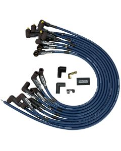 IGNITION WIRE SET, ULTRA 40, UNSLEEVED, SBC, NON-HEI, BLUE