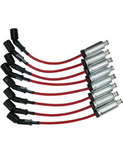 IGNITION WIRE SET, ULTRA 40, UNSLEEVED, GM LS,12 IN.,  RED