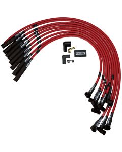 IGNITION WIRE SET, ULTRA 40, UNSLEEVED, BBC, HEI, RED