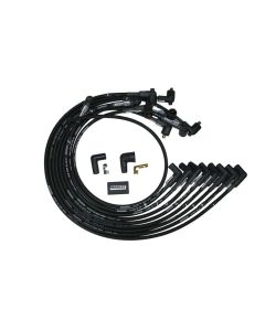 IGNITION WIRE SET, ULTRA 40, UNSLEEVED, BBC, NON-HEI, BLACK