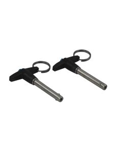 QUICK RELEASE PIN, 5/6 IN. DIA X 2 IN. LONG, TWO PACK