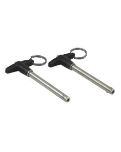 QUICK RELEASE PIN, 3/8 IN. DIA X 3 IN. LONG, TWO PACK
