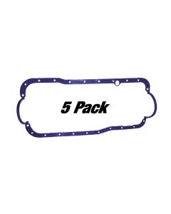 GASKET, OIL PAN ONE PIECE, FORD 351W, LATE MODEL, 5 PACK