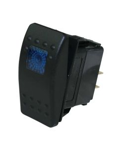 ROCKER, ON OFF SWITCH REPLACEMENT, BLUE LED LIT