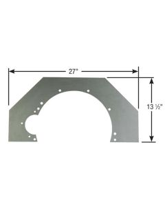 MID PLATE, FORD FE 352-428, ALUMINUM