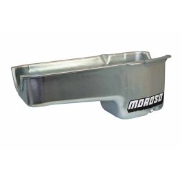Moroso 20200 8.25 Oil Pan for Chevy Small-Block Engines with Passenger-Side Dipstick 