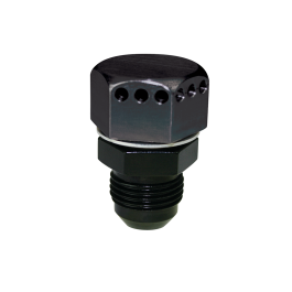 Moroso 22635 Positive Seal Fitting -12AN, Blue Anodized Aluminum