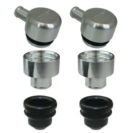 Moroso 68741 Moroso Valve Cover Breather - Street Cars w/PCV Setup - One Piece Push-In Type - Chrome Plated main image 1
