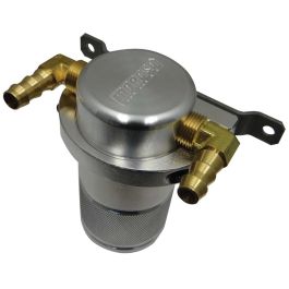 Moroso 85648 Moroso 95-99 BMW M3 Air/Oil Separator Catch Can - Small Body - Billet Aluminum main image 1