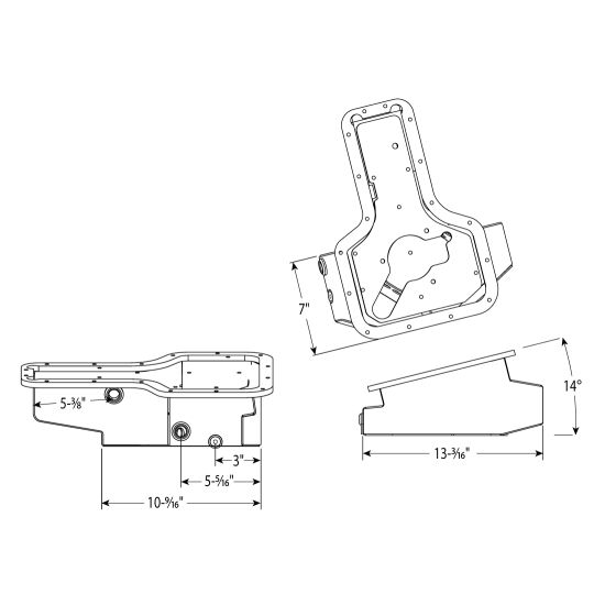 Moroso OIL PAN, LOTUS, TOYOTA, 1ZZ, 2ZZ, ROAD RACE BAFFLED