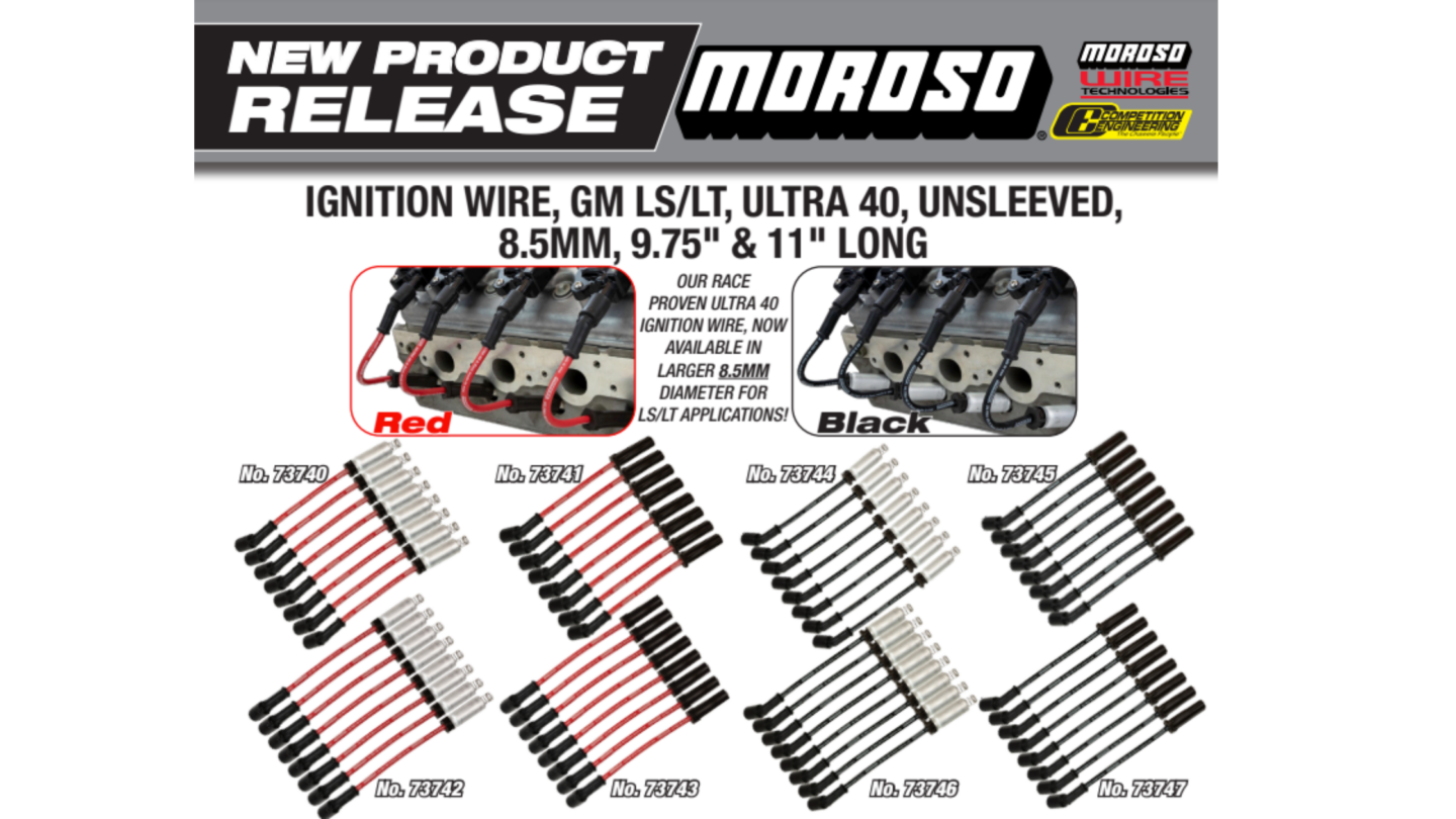 LSX Magazine features NEW Moroso 8.5mm Ultra 40 wire