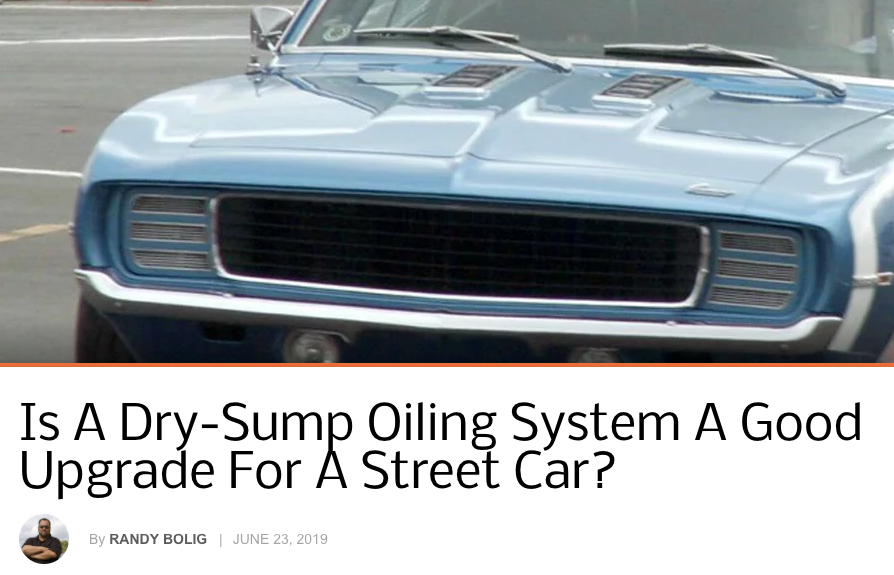 Chevy Hardcore: Is A Dry-Sump Oiling System A Good Upgrade For A Street Car?