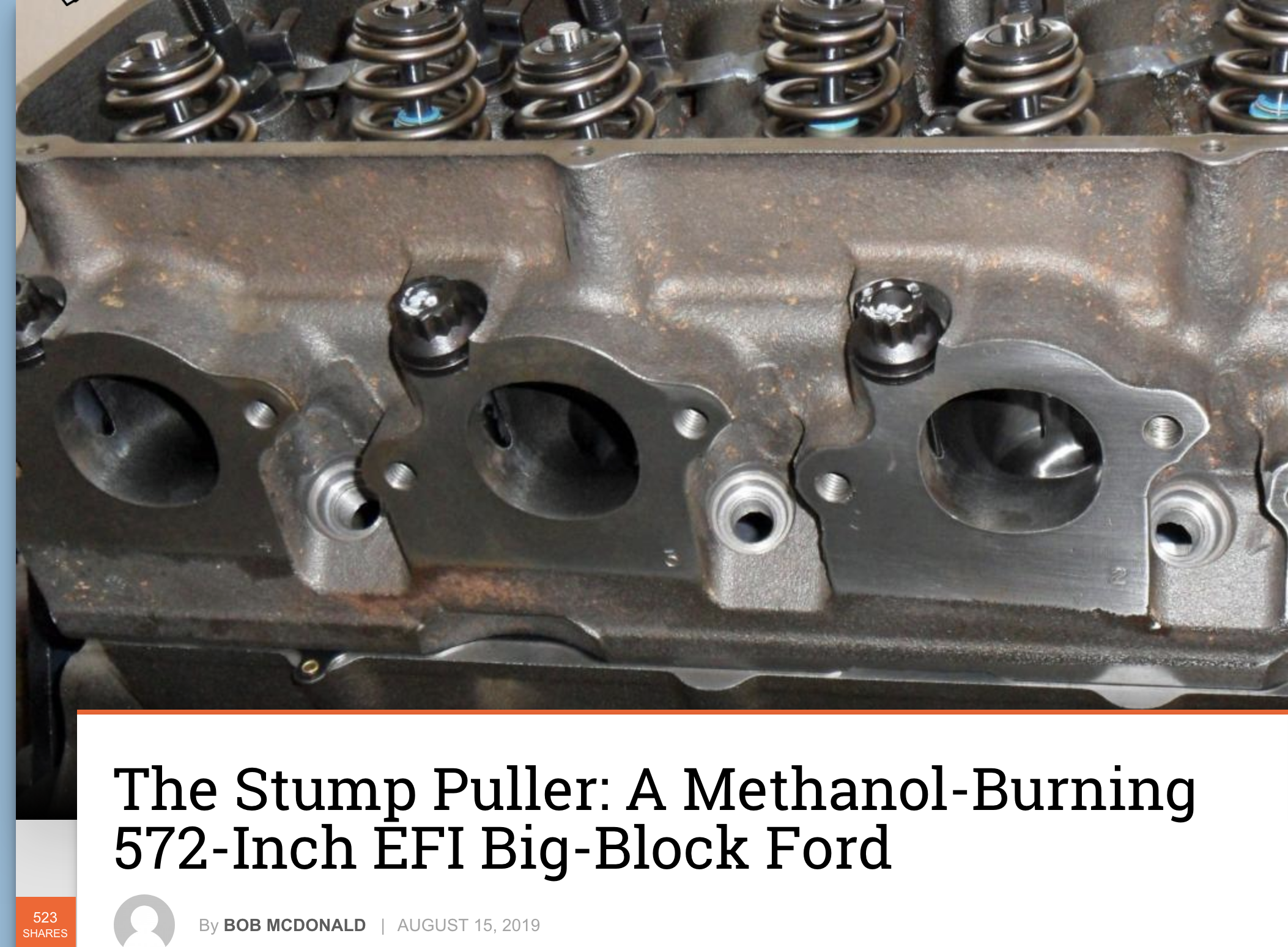 The Stump Puller: A Methanol-Burning 572-Inch EFI Big-Block Ford