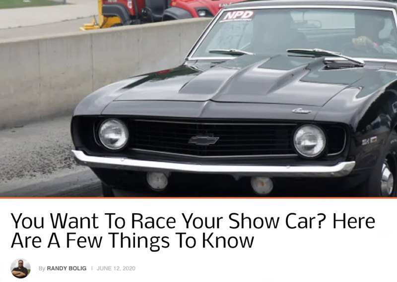 Chevy Hardcore: Featured Article! "Want To RaceYour Show Car?"