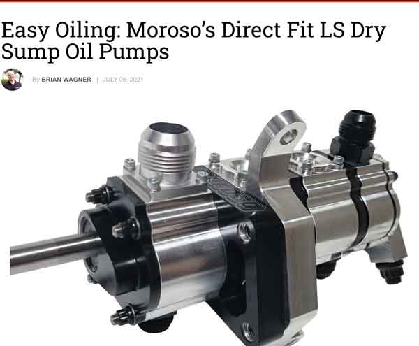 Engine Labs: Featured Article! "Easy Oiling: Moroso’s Direct Fit LS Dry Sump Oil Pumps"